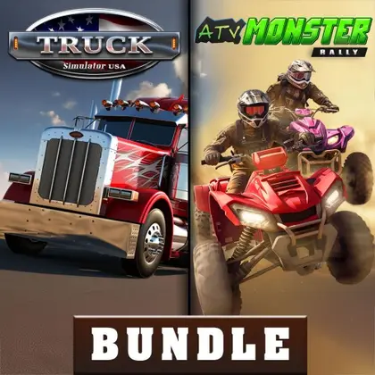 Truck Simulator USA & ATV Monster Rally Bundle Nintendo Switch okładka gry