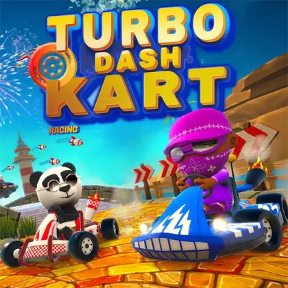 Turbo Dash Kart Racing Nintendo Switch okładka gry