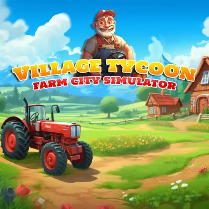 Village Tycoon: Farm City Simulator Nintendo Switch okładka gry