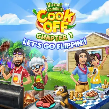 Virtual Families Cook Off: Chapter 1 Let's Go Flippin' Nintendo Switch okładka gry