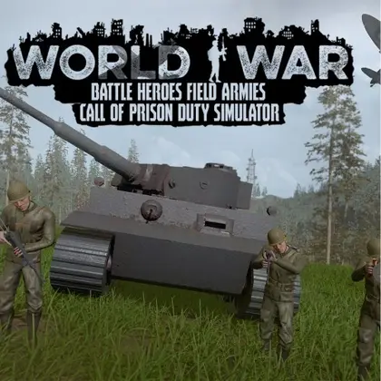 World War Battle Heroes Field Armies Call of Prison Duty Simulator Nintendo Switch okładka gry