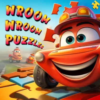 Wroom Wroom Puzzles Nintendo Switch okładka gry