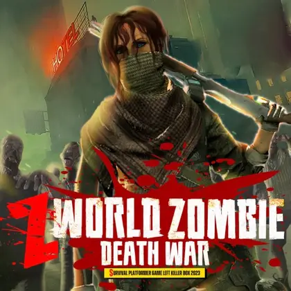 Z World Zombie Death War : Survival Platformer Game Left Killer Box 2023 Nintendo Switch okładka gry