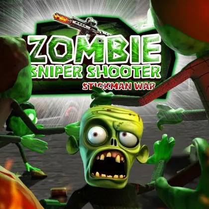 Zombie Sniper Shooter - Stickman War Nintendo Switch okładka gry