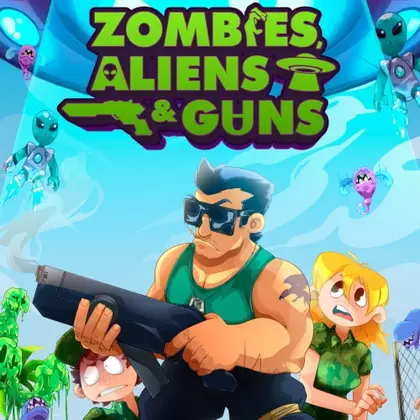 Zombies, Aliens and Guns Nintendo Switch okładka gry