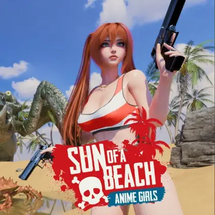 Anime Girls: Sun of a Beach Nintendo Switch okładka gry