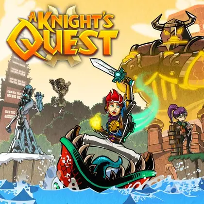 A Knight's Quest Nintendo Switch okładka gry