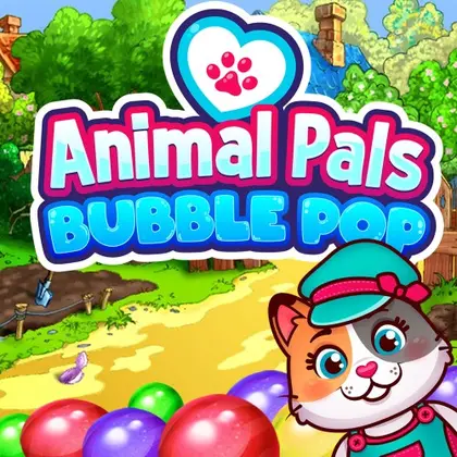 Animal Pals Bubble Pop Nintendo Switch okładka gry