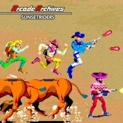 Arcade Archives SUNSETRIDERS Nintendo Switch okładka gry