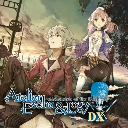 Atelier Escha & Logy: Alchemists of the Dusk Sky DX Nintendo Switch okładka gry