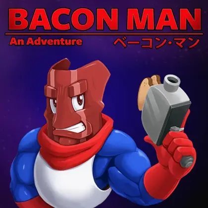 Bacon Man: An Adventure Nintendo Switch okładka gry