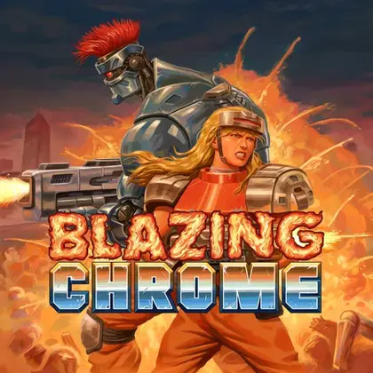 Blazing Chrome Nintendo Switch okładka gry