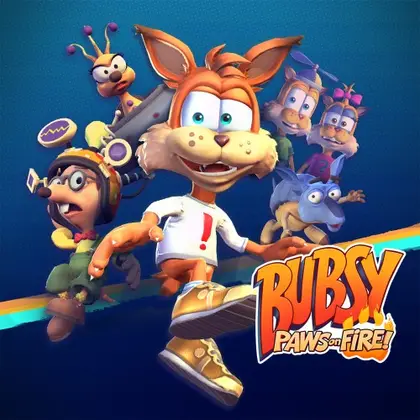 Bubsy: Paws on Fire! Nintendo Switch okładka gry