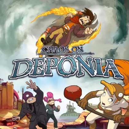 Chaos on Deponia Nintendo Switch okładka gry