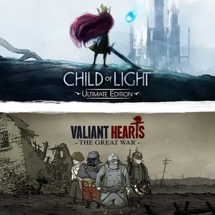 Child of Light Ultimate Edition & Valiant Hearts: The Great War Bundle Nintendo Switch okładka gry