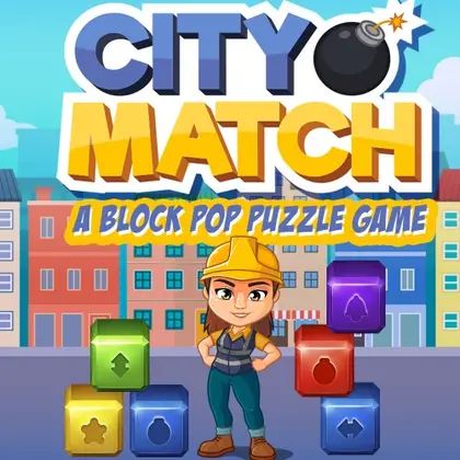 City Match - A Block Pop Puzzle Game Nintendo Switch okładka gry