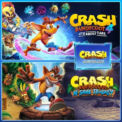 Crash Bandicoot - Quadrilogy Bundle Nintendo Switch okładka gry