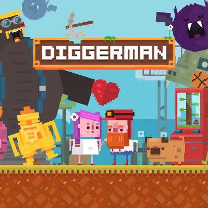 Diggerman Nintendo Switch okładka gry