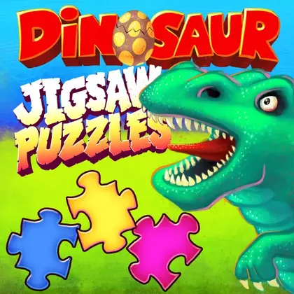 Dinosaur Jigsaw Puzzles - Dino Puzzle Game for Kids & Toddlers Nintendo Switch okładka gry