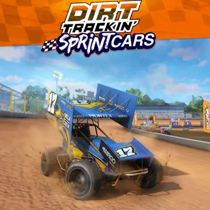 Dirt Trackin Sprint Cars Nintendo Switch okładka gry