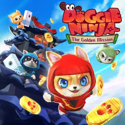 Doggie Ninja The Golden Mission Nintendo Switch okładka gry