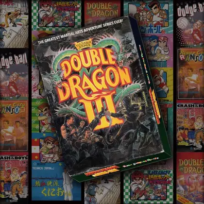 DOUBLE DRAGON Ⅲ: The Sacred Stones Nintendo Switch okładka gry