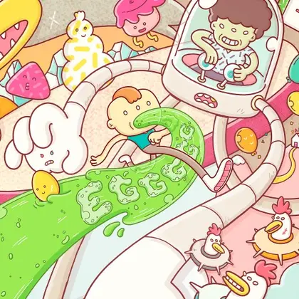 Eggggg - The platform puker Nintendo Switch okładka gry
