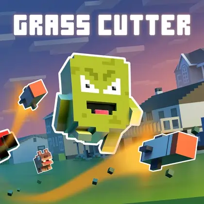 Grass Cutter - Mutated Lawns Nintendo Switch okładka gry