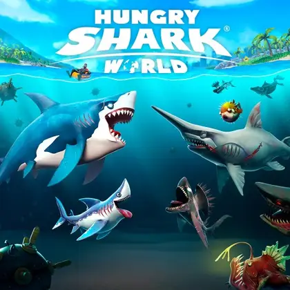 Hungry Shark World Nintendo Switch okładka gry