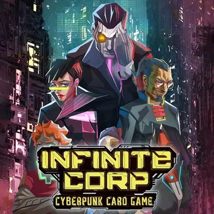 InfiniteCorp: Cyberpunk Card Game Nintendo Switch okładka gry