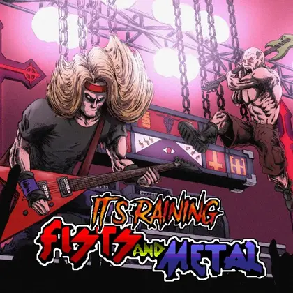 It's Raining Fists and Metal Nintendo Switch okładka gry