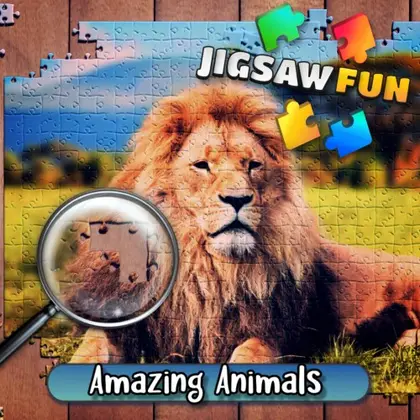 Jigsaw Fun: Amazing Animals Nintendo Switch okładka gry