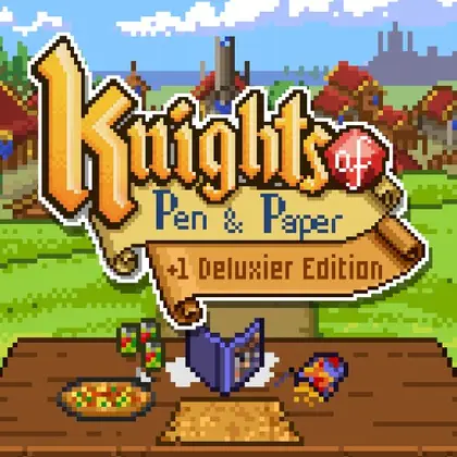 Knights of Pen and Paper +1 Deluxier Edition Nintendo Switch okładka gry