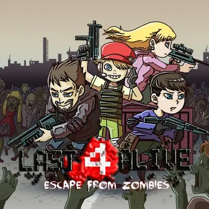 Last 4 Alive: Escape From Zombies Nintendo Switch okładka gry