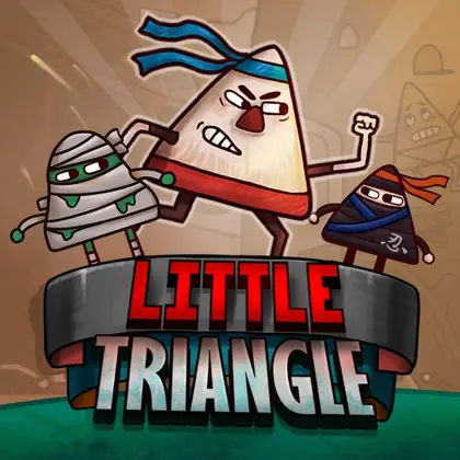 Little Triangle Nintendo Switch okładka gry