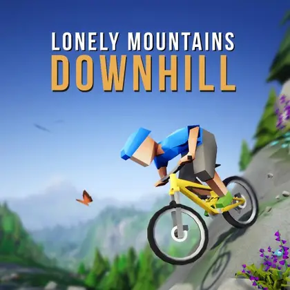 Lonely Mountains: Downhill Nintendo Switch okładka gry