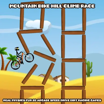 Mountain Bike Hill Climb Race: Real Physics Fun 2D Arcade Speed Drive Dirt Racing Games Nintendo Switch okładka gry