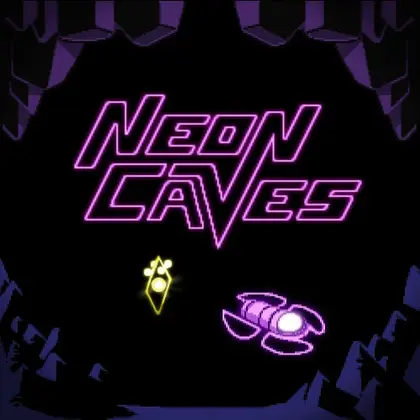 Neon Caves Nintendo Switch okładka gry