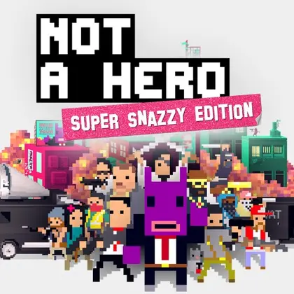 NOT A HERO: SUPER SNAZZY EDITION Nintendo Switch okładka gry