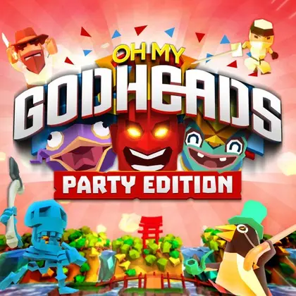 Oh My Godheads: Party Edition Nintendo Switch okładka gry