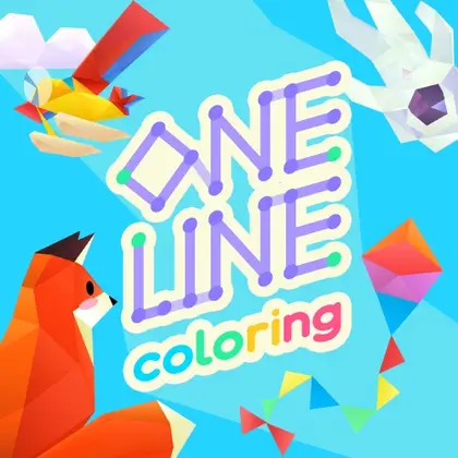 One Line Coloring Nintendo Switch okładka gry