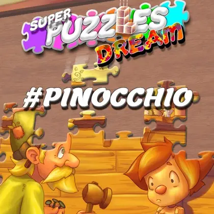 #pinocchio, Super Puzzles Dream Nintendo Switch okładka gry