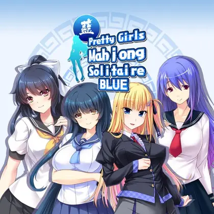 Pretty Girls Mahjong Solitaire - Blue Nintendo Switch okładka gry