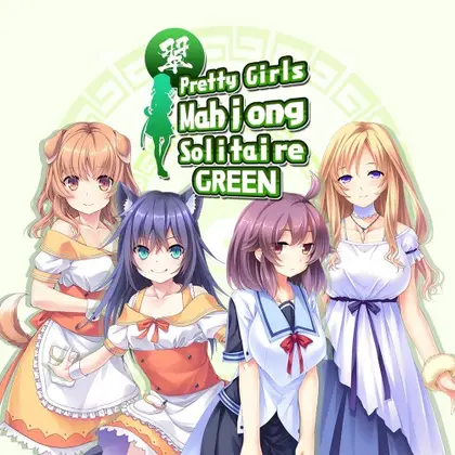 Pretty Girls Mahjong Solitaire - Green Nintendo Switch okładka gry