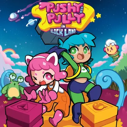 Pushy and Pully in Blockland Nintendo Switch okładka gry