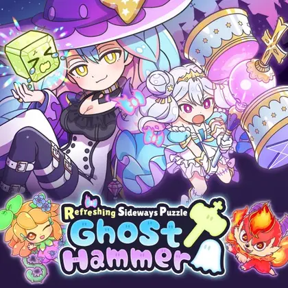 Refreshing Sideways Puzzle Ghost Hammer Nintendo Switch okładka gry