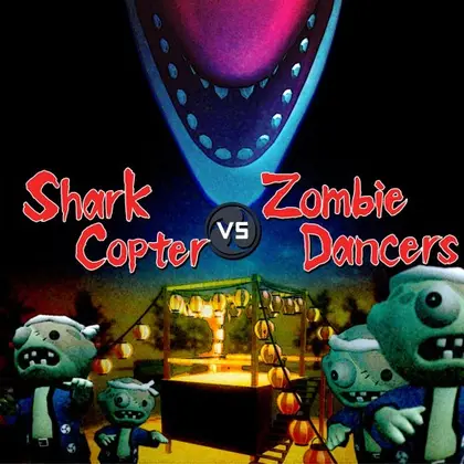 Shark Copter vs. Zombie Dancers Nintendo Switch okładka gry