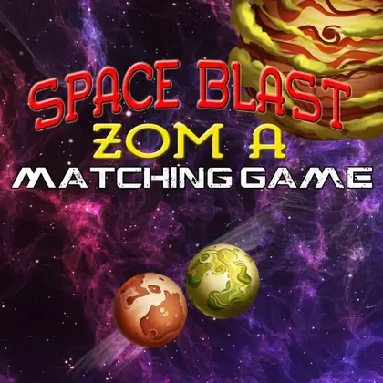 Space Blast Zom A Matching Game Nintendo Switch okładka gry