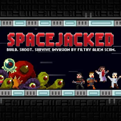 Spacejacked Nintendo Switch okładka gry
