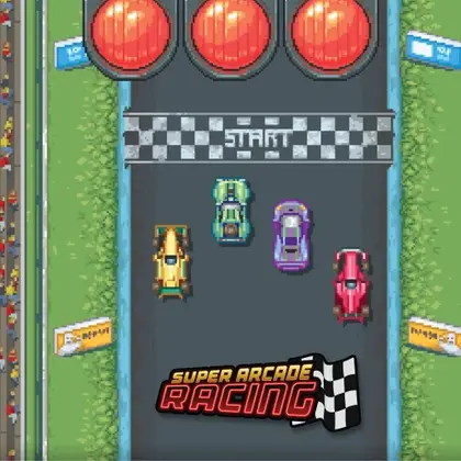 Super Arcade Racing Nintendo Switch okładka gry